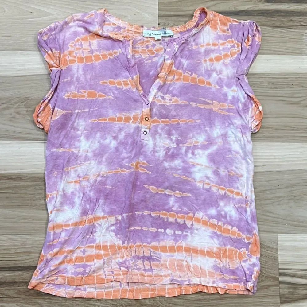 Young Fabulous and Broke Tie Dye Tee ShirtâWomenâsâMedium